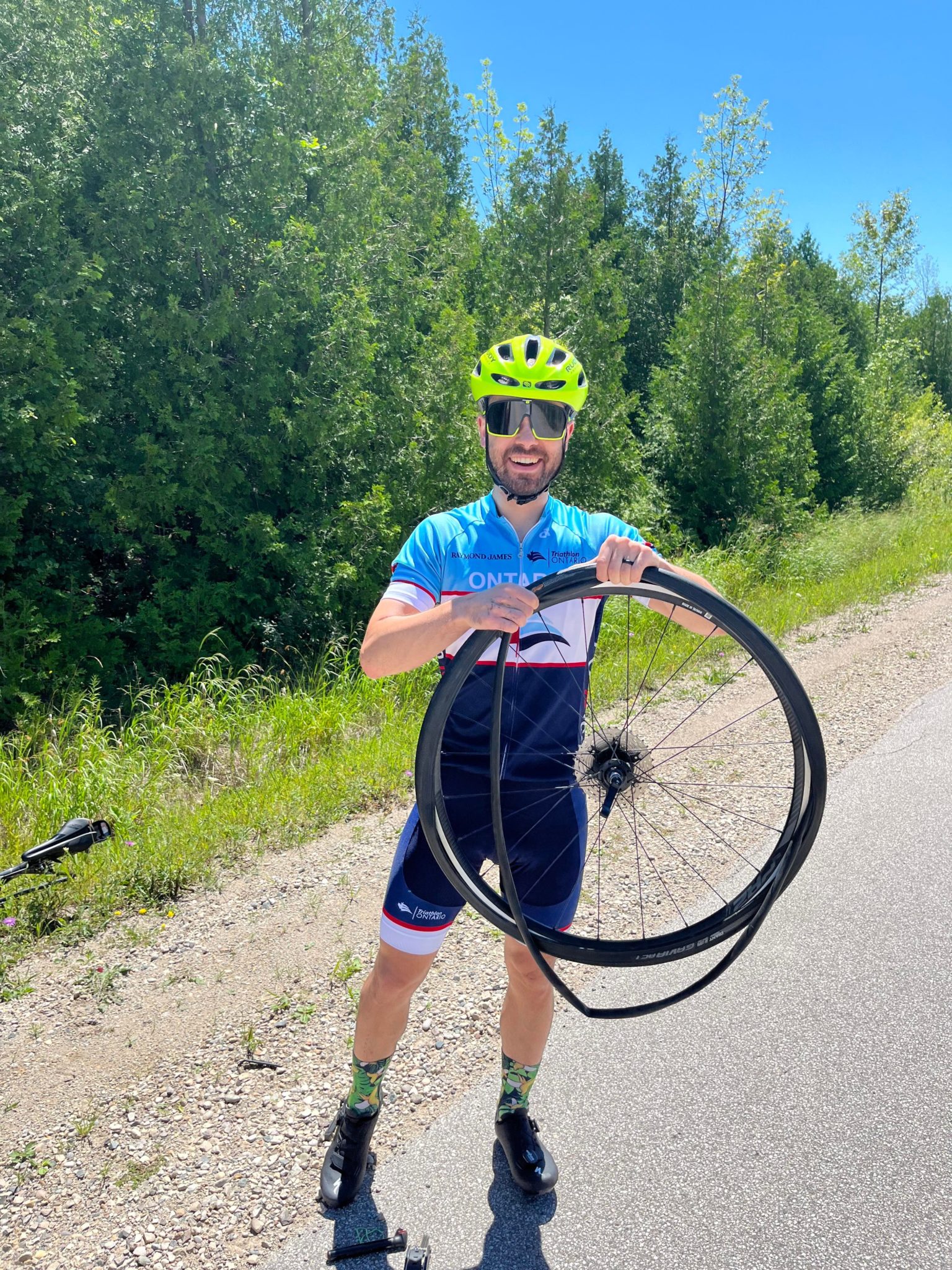Duathlon Provincial Championships, Life in Cottage Country & Double Flat Tires!